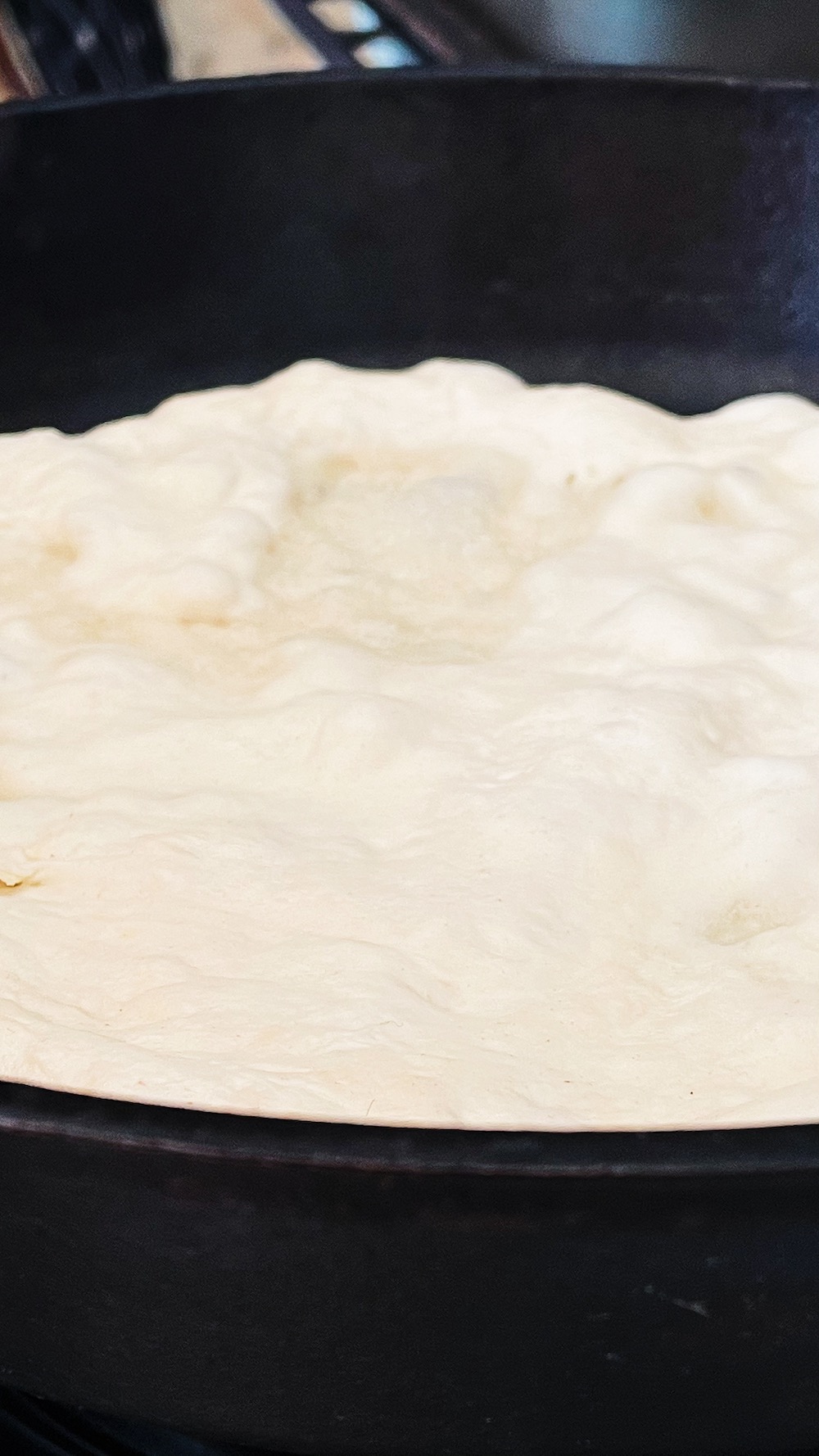 Italian pizza cast-iron skillet cooking