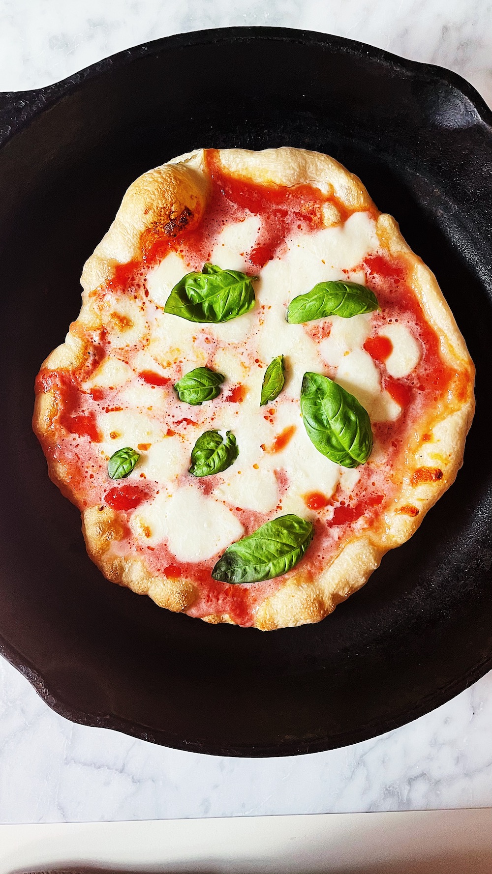 Italian pizza dough recipe and cast-iron skillet baking - Gourmet Project