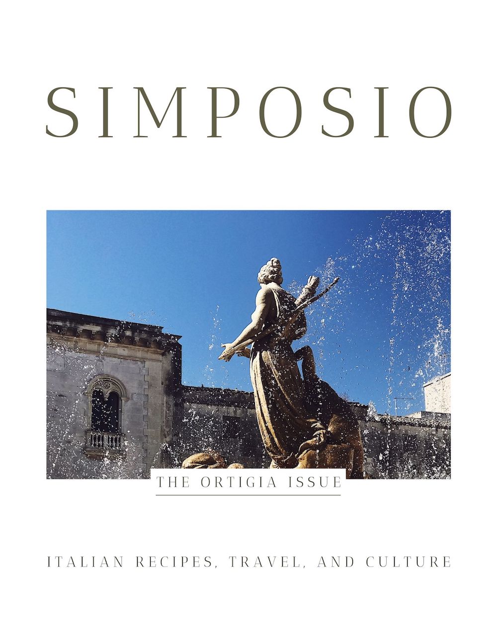 cover of the Ortigia cookbook from the Italian series of Simposio