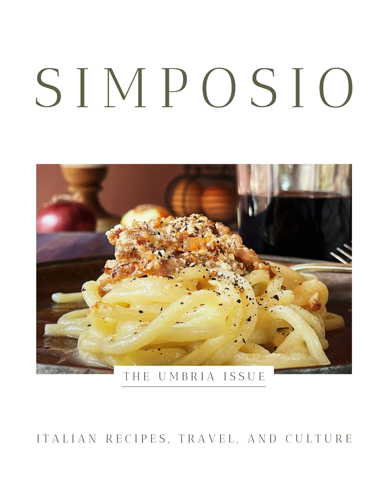 cover of the Simposio Umbria cookbook
