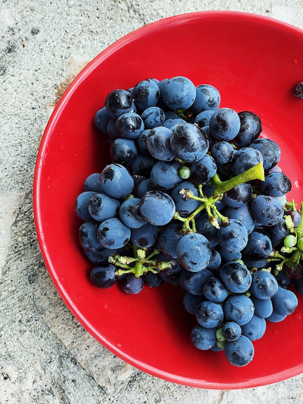stolen grapes in a trullo