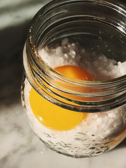 cured egg yolks recipe