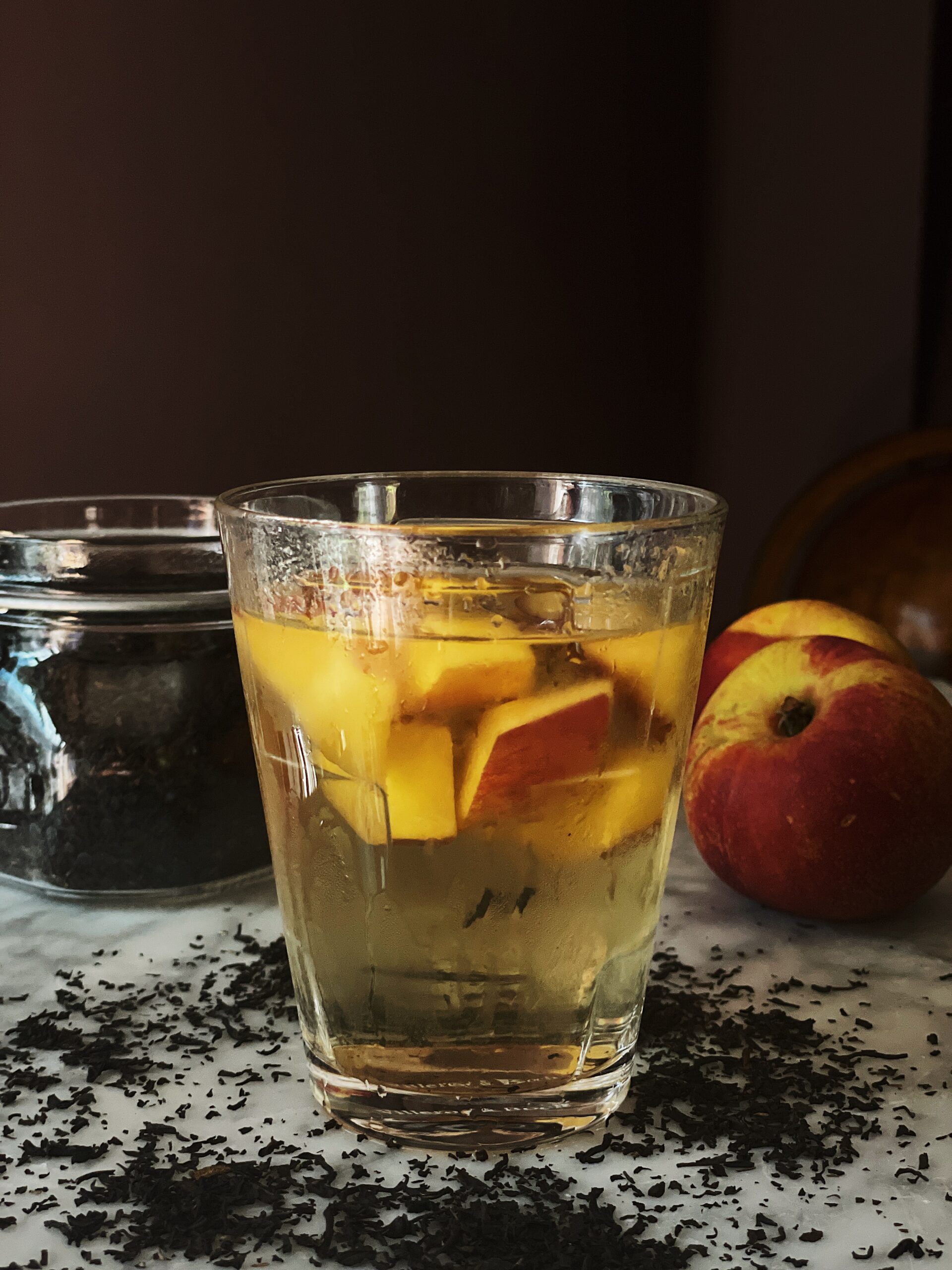Italian peach iced tea How to make Italian peach iced tea