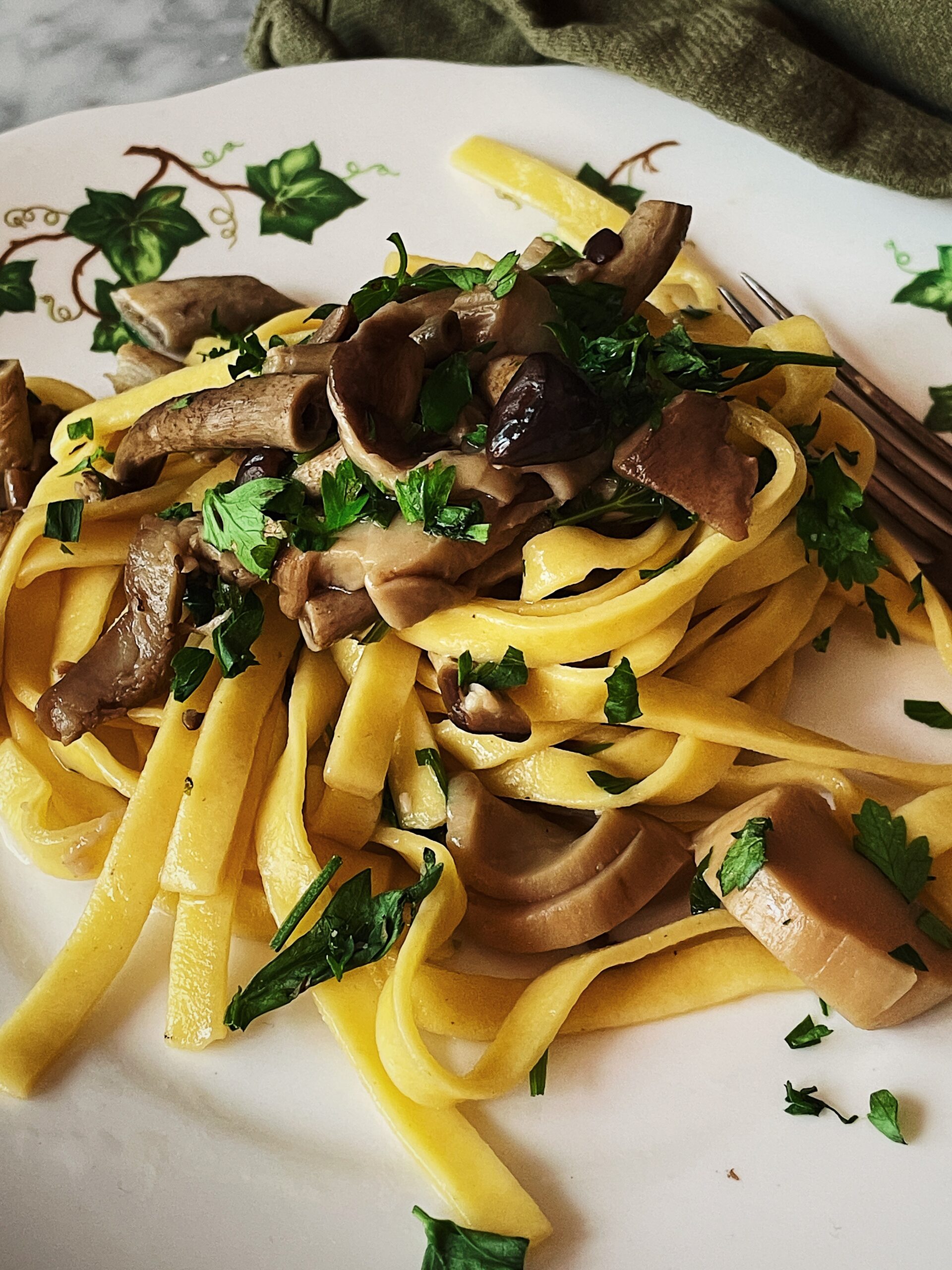 pasta with mushrooms recipe