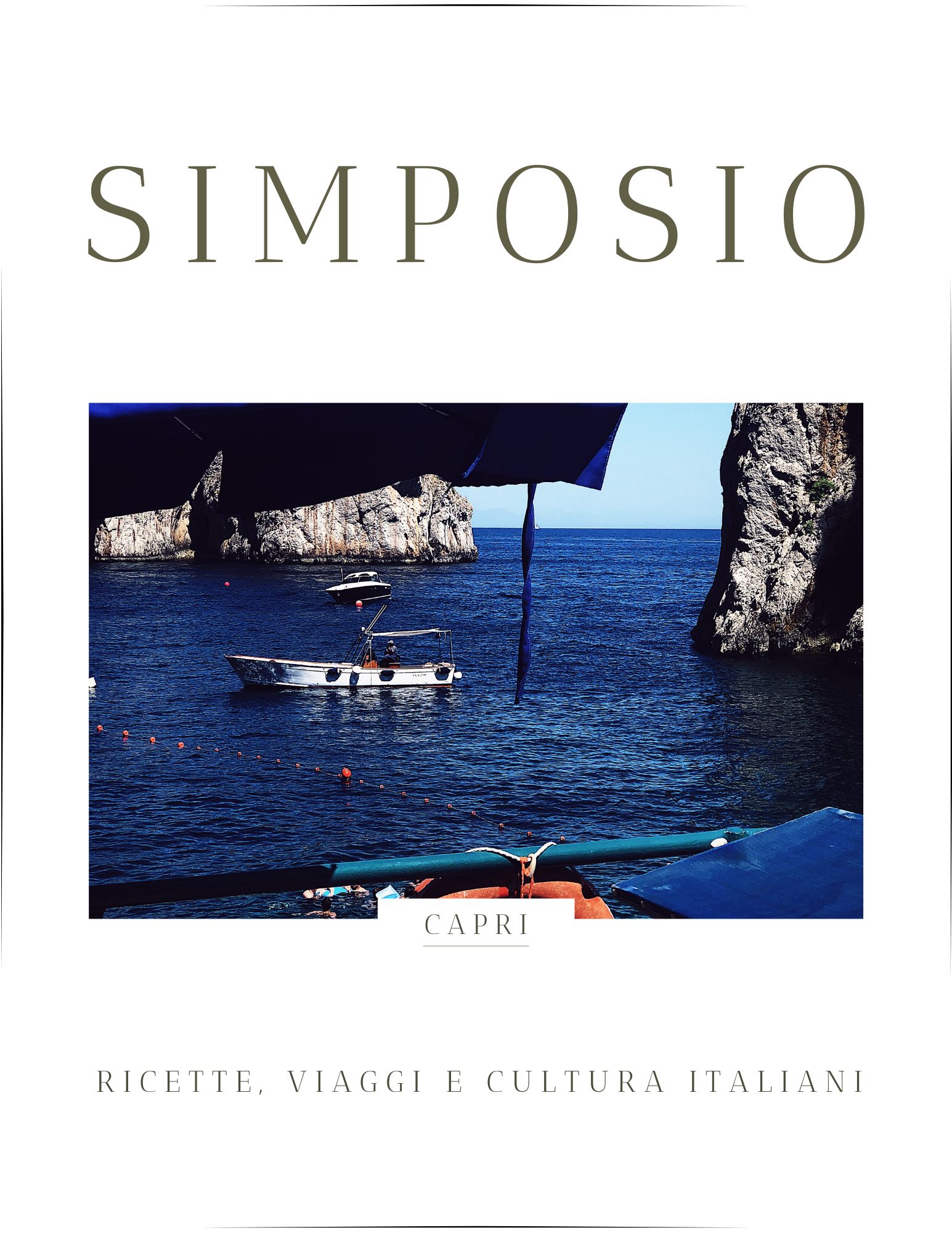 cover of the Capri cookbook from the Italian series of Simposio