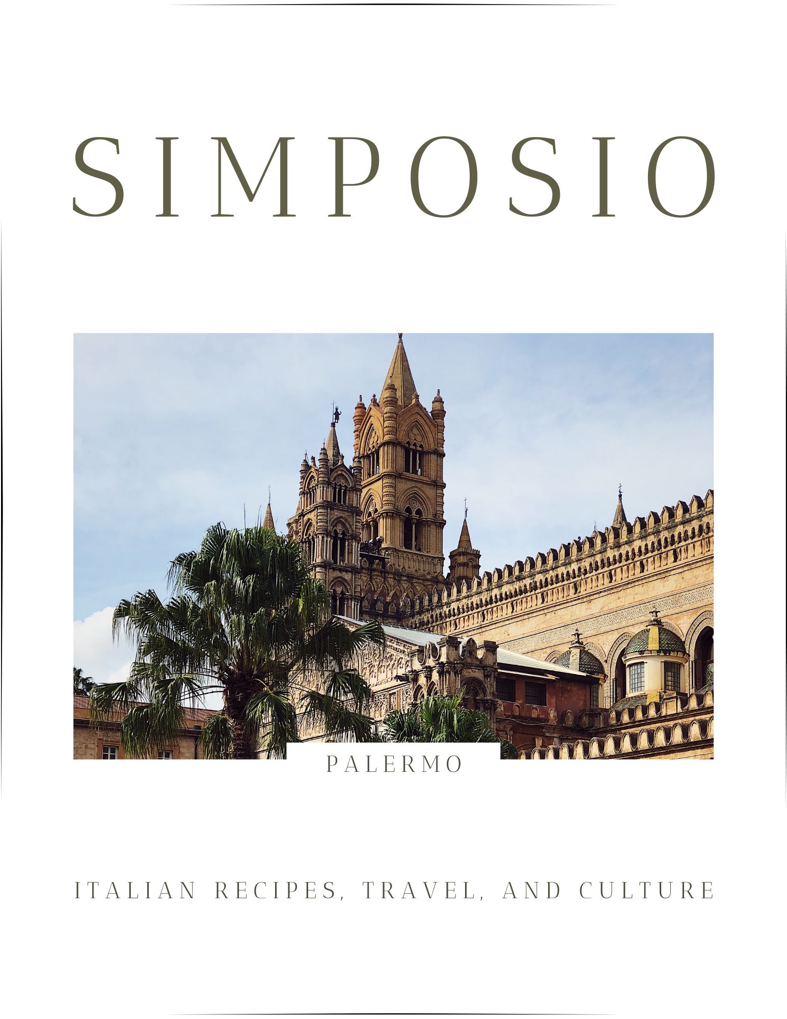 cover of the Palermo cookbook from the Italian series of Simposio