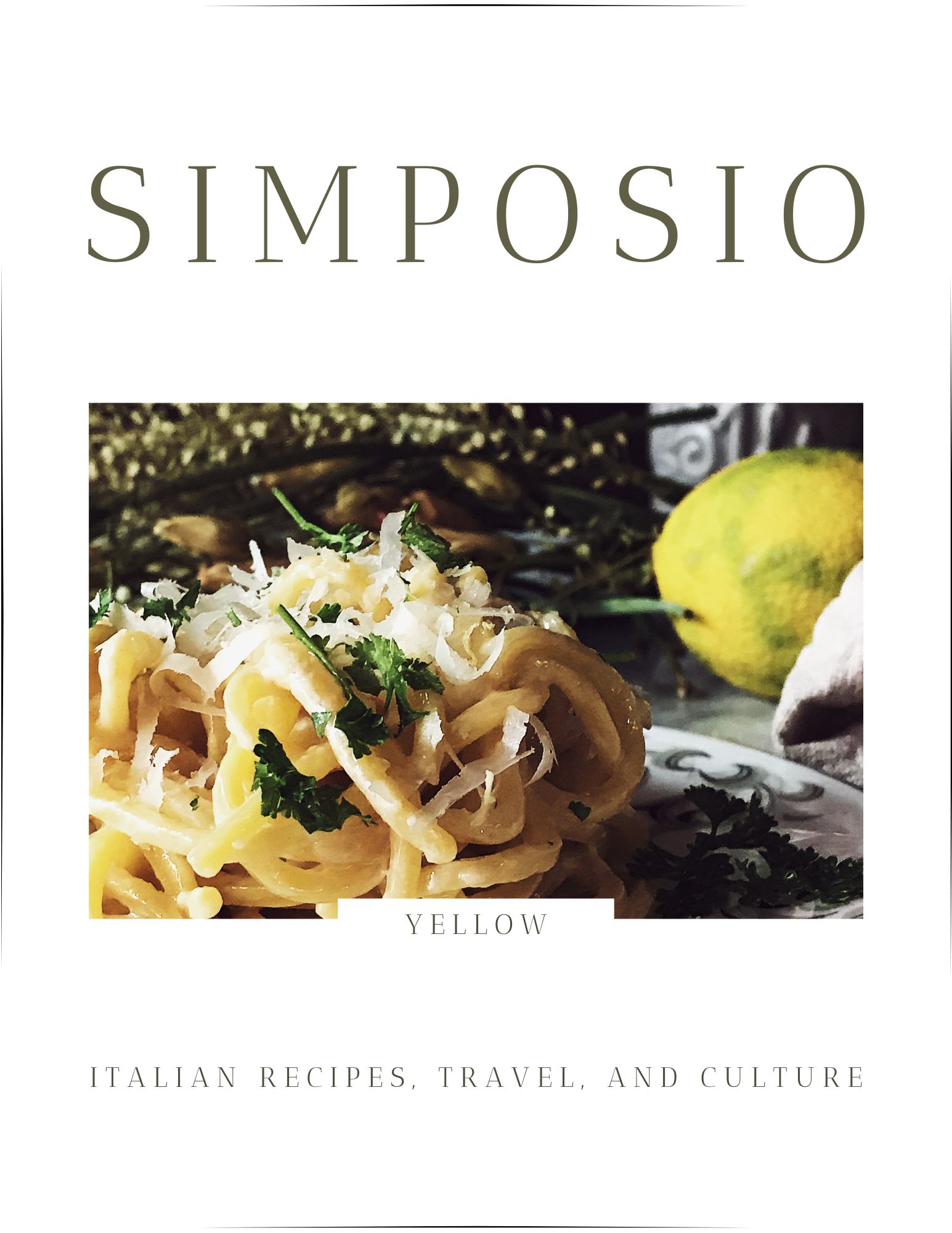 cover of the Winter cookbook from the Italian series of Simposio