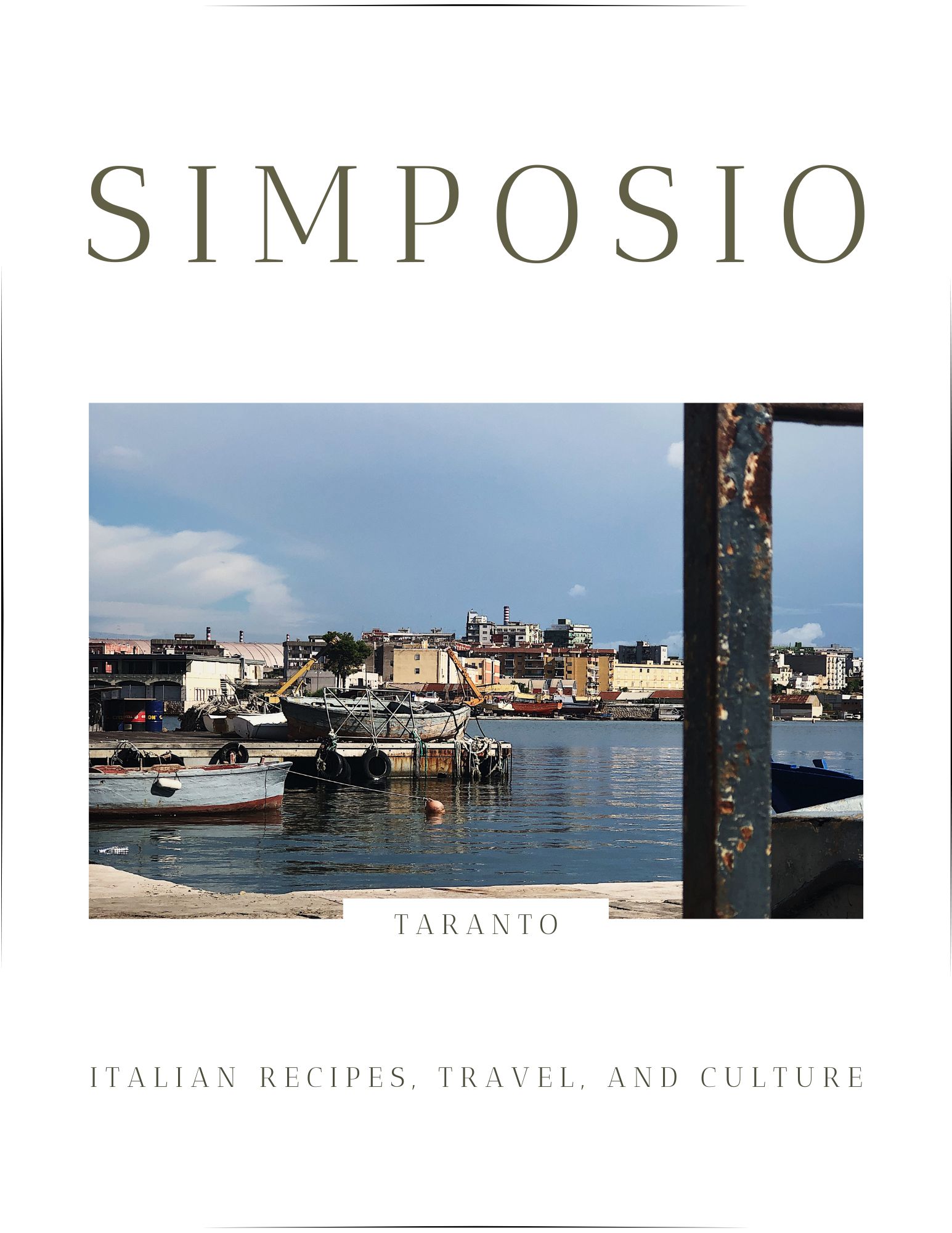 cover of the Taranto cookbook from the Italian series of Simposio