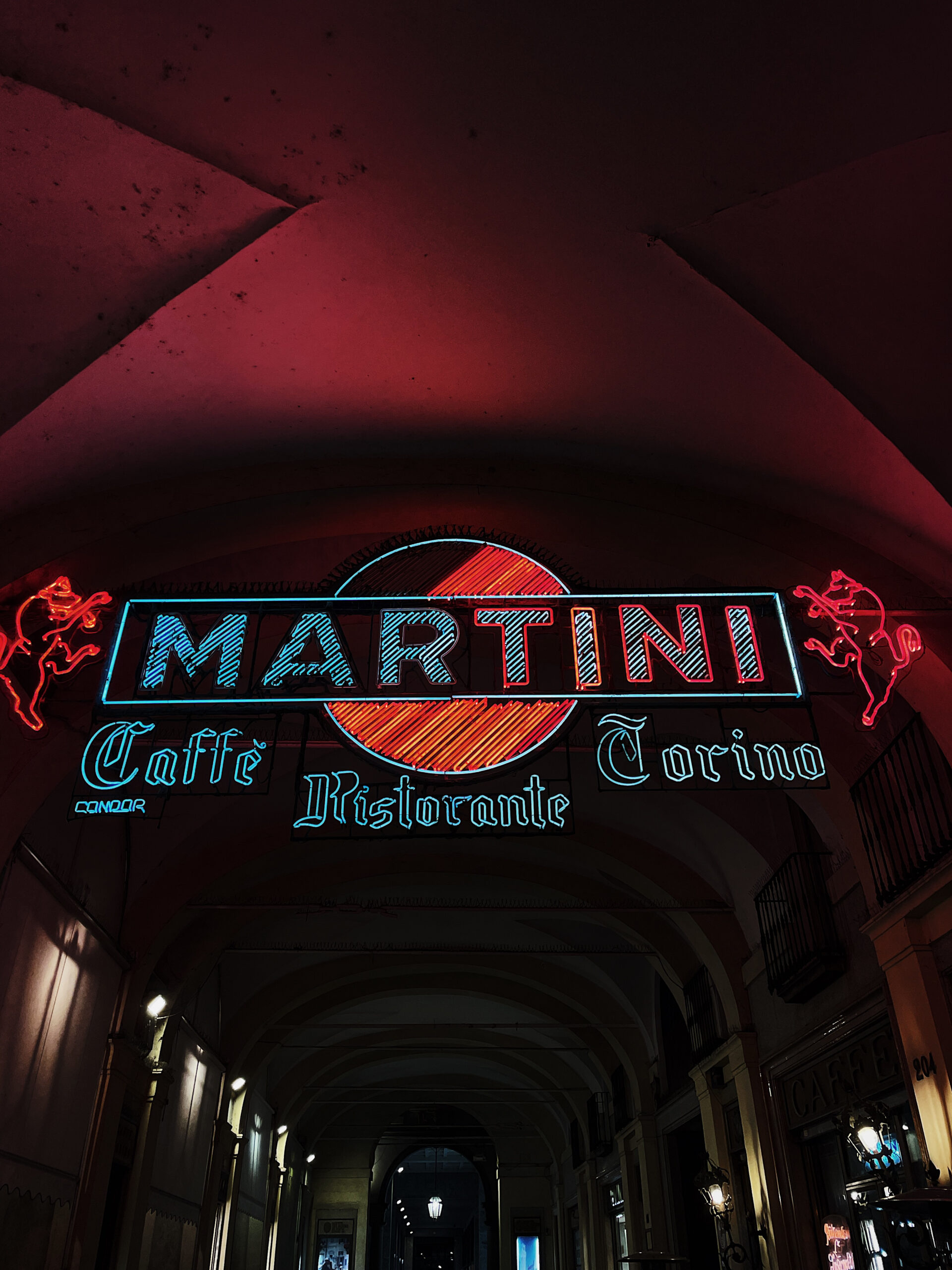 Martini sign in Turin